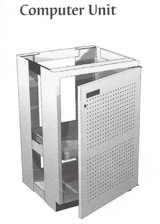 Lozier Computer Unit with Perforated Door