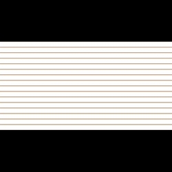 White 4' X 8' Slatwall Panel